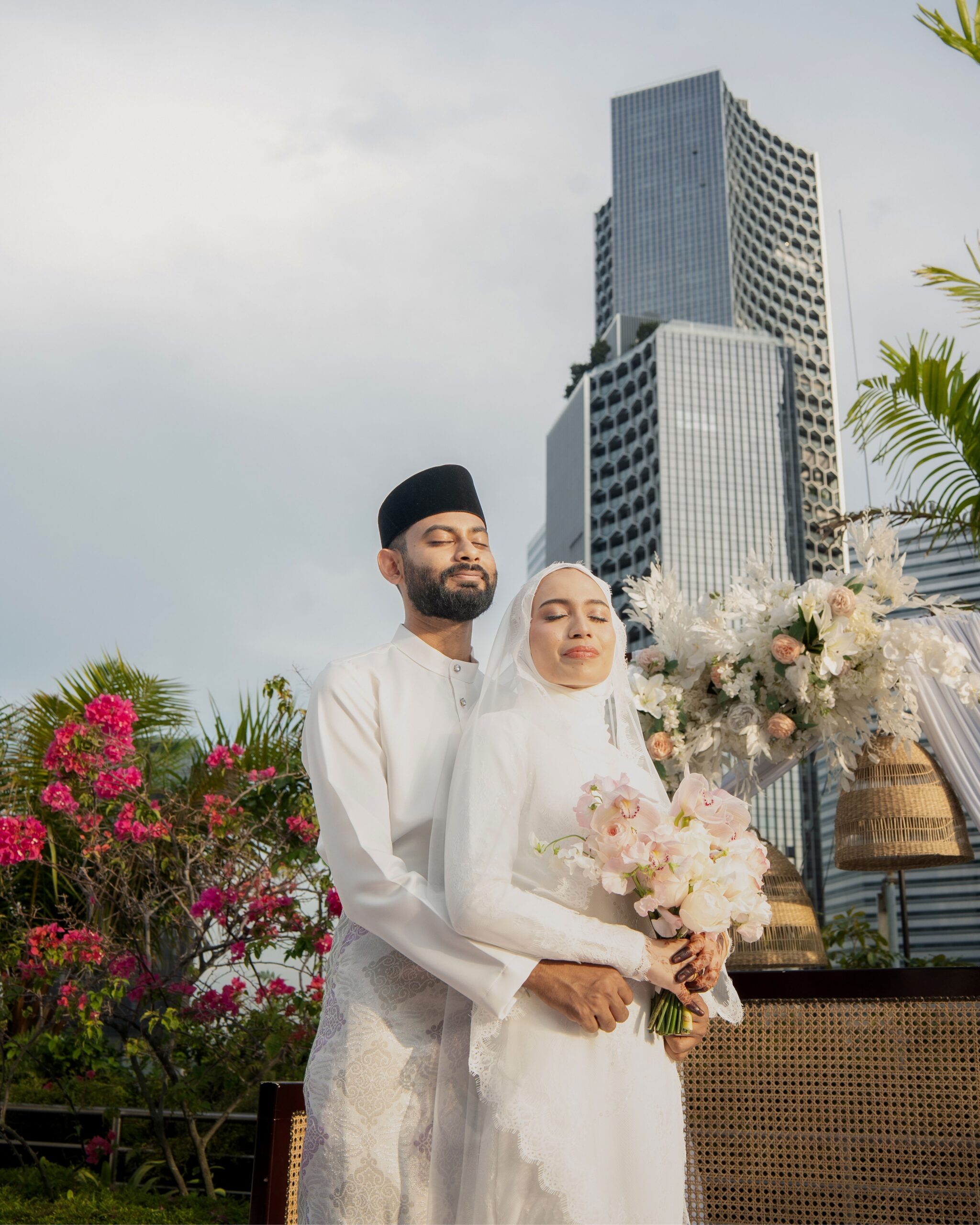 wedding reception at Marina Bay Sands Singapore by venus photography in singapore